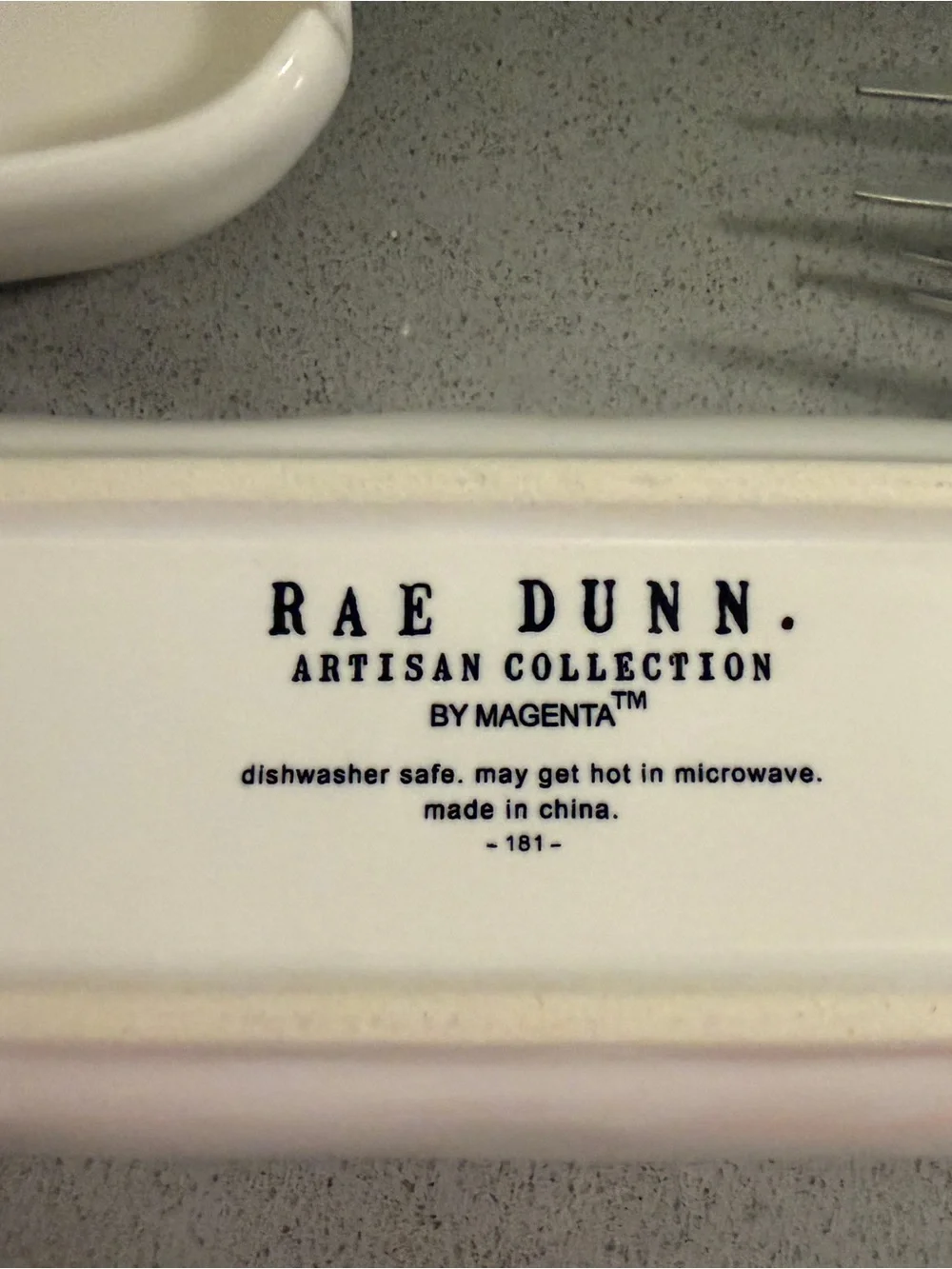 Rae Dunn - White Ceramic Corn Serving Set of 4 Stakes and Dishes